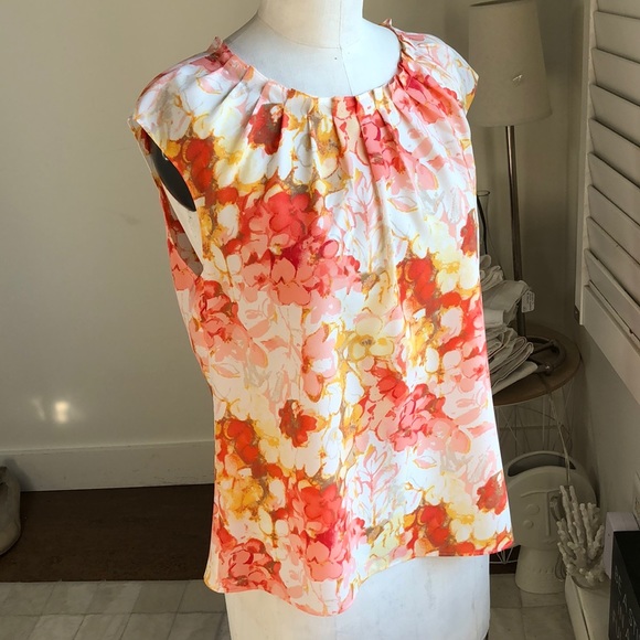 NEW💖Antonio Melani Top M - Brand New, Pop of Color - Picture 4 of 14
